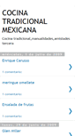 Mobile Screenshot of comidamexicanatradicional.blogspot.com