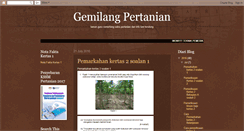 Desktop Screenshot of gemilangpertanian.blogspot.com