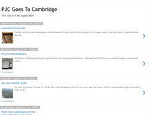 Tablet Screenshot of pjcgoestocambridge.blogspot.com