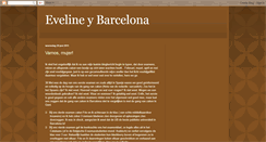 Desktop Screenshot of evelineybarcelona.blogspot.com