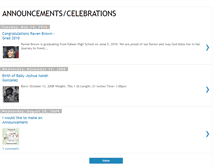 Tablet Screenshot of announcementsforhemfamily.blogspot.com