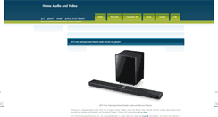 Desktop Screenshot of newhomeaudiovideo.blogspot.com