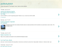 Tablet Screenshot of politickybitch.blogspot.com