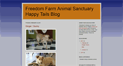 Desktop Screenshot of freedomfarmsanctuary.blogspot.com