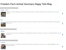 Tablet Screenshot of freedomfarmsanctuary.blogspot.com