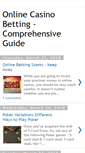 Mobile Screenshot of casinoonline-betting-guide.blogspot.com