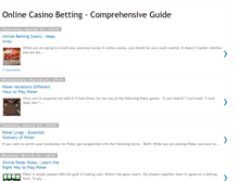 Tablet Screenshot of casinoonline-betting-guide.blogspot.com