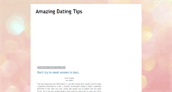 Desktop Screenshot of amazing-dating-tips-4r-u.blogspot.com