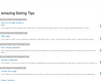 Tablet Screenshot of amazing-dating-tips-4r-u.blogspot.com