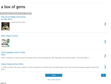 Tablet Screenshot of boxofgems.blogspot.com