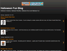 Tablet Screenshot of halloweenfunblog.blogspot.com