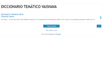 Tablet Screenshot of diccionario-tematico.blogspot.com