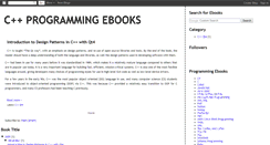 Desktop Screenshot of cplusplusebooks.blogspot.com