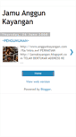 Mobile Screenshot of jamukayangan.blogspot.com