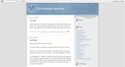 Desktop Screenshot of effsrambles.blogspot.com