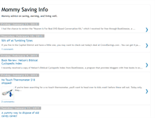 Tablet Screenshot of mommysavinginfo.blogspot.com