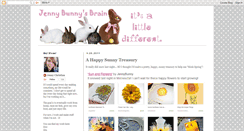 Desktop Screenshot of jennybunnysbrain.blogspot.com