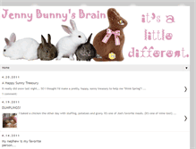 Tablet Screenshot of jennybunnysbrain.blogspot.com