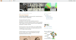 Desktop Screenshot of fotosparasiempre.blogspot.com