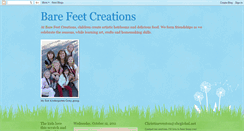 Desktop Screenshot of barefeetcreations.blogspot.com