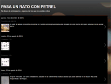 Tablet Screenshot of pasaunratoconpetrel.blogspot.com