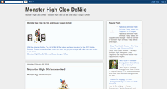 Desktop Screenshot of monsterhighcleodenile.blogspot.com