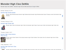 Tablet Screenshot of monsterhighcleodenile.blogspot.com