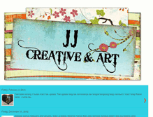 Tablet Screenshot of jjcreativeart.blogspot.com