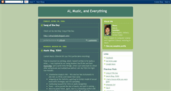 Desktop Screenshot of ai-music.blogspot.com