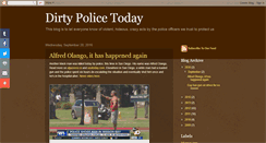 Desktop Screenshot of dirty-police-today.blogspot.com