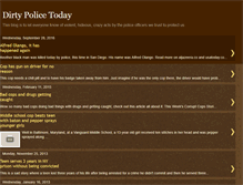 Tablet Screenshot of dirty-police-today.blogspot.com