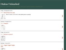 Tablet Screenshot of otakusunleashed.blogspot.com