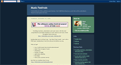 Desktop Screenshot of musicfests.blogspot.com