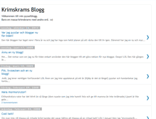 Tablet Screenshot of krimskrams-blogg.blogspot.com