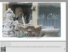 Tablet Screenshot of floridabeachchic.blogspot.com