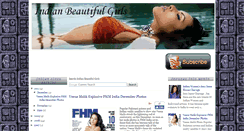 Desktop Screenshot of indian-beautiful-girls.blogspot.com