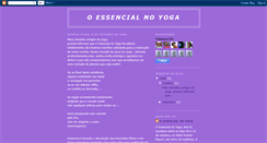 Desktop Screenshot of essencialnoyoga.blogspot.com