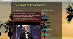 Desktop Screenshot of columbiaconservative.blogspot.com