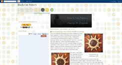 Desktop Screenshot of blackcatpottery.blogspot.com