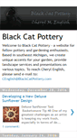 Mobile Screenshot of blackcatpottery.blogspot.com