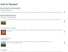 Tablet Screenshot of lostintuscany.blogspot.com