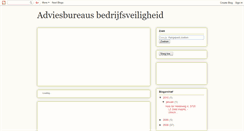 Desktop Screenshot of bedrijfsveiligheid.blogspot.com