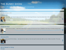 Tablet Screenshot of bunny-thebunnyshow.blogspot.com