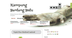 Desktop Screenshot of bentengbatu.blogspot.com