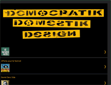 Tablet Screenshot of democratikdomestikdesign.blogspot.com