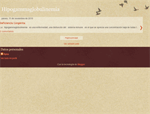 Tablet Screenshot of eyna-hipogammaglobulinemia.blogspot.com