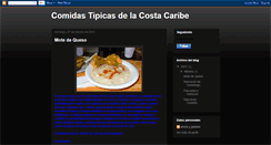 Desktop Screenshot of comidascostacaribe.blogspot.com