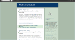 Desktop Screenshot of creativestrategist.blogspot.com