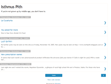 Tablet Screenshot of isthmuspith.blogspot.com