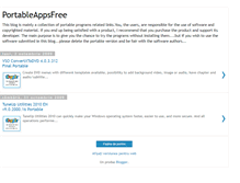 Tablet Screenshot of portableappsfree.blogspot.com